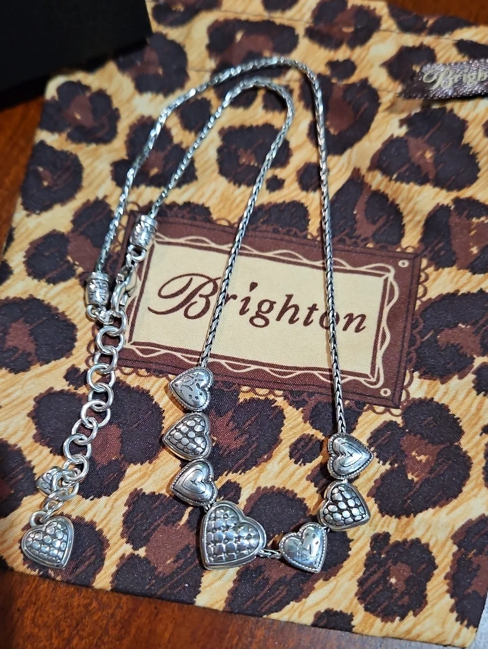 Brighton 7-Heart Necklace With 16